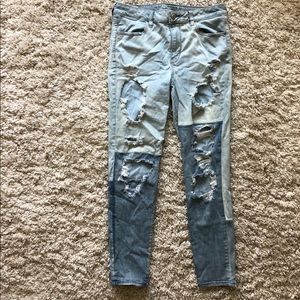 Amercian eagle distressed jeans